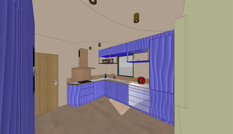 Modélisation 3D de design d'intérieur