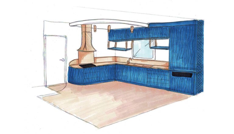 Dessin plan d'architecte