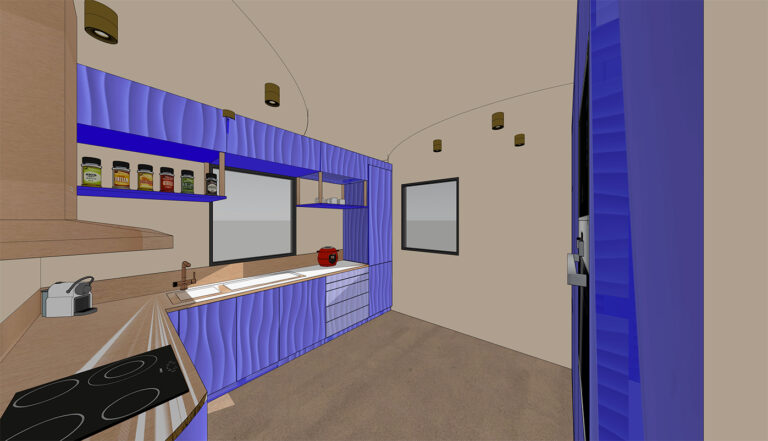 Modélisation 3D de design d'intérieur